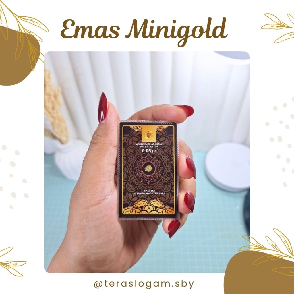 EMAS MINIGOLD 0,05 Gram - EMAS 24K - EMAS BATANGAN - MINIGOLD 0.05 GRAM