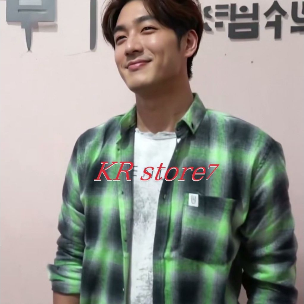 Kemeja Flanel Lengan Panjang Pria Wanita Motif Veterano