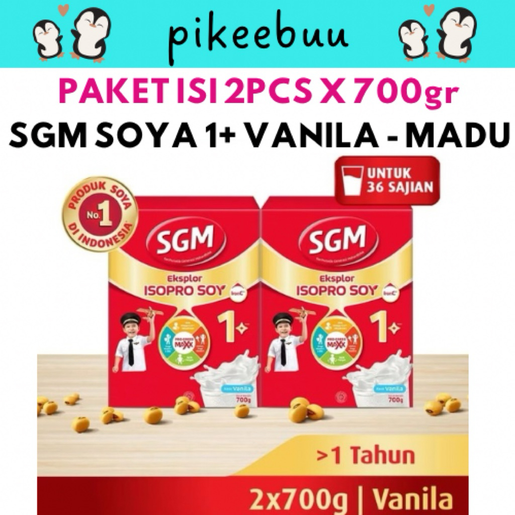 [PAKET ISI 2pc] SGM Soya 1+ / SGM 1+ Soya / SGM Isopro Soya 1+ / SGM Soya Vanila / SGM soya Madu / S