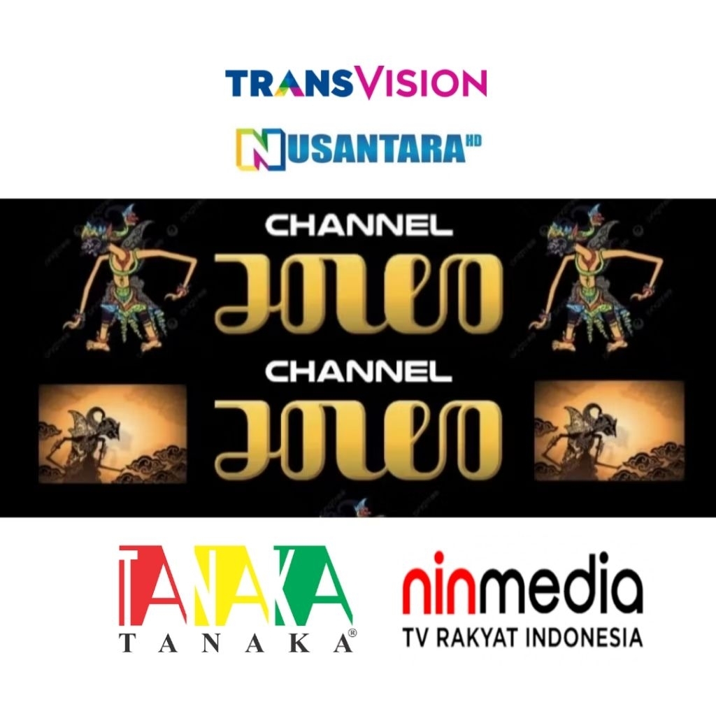 Paket Jowo Nusantara HD Transvision Samsung HD Ninmedia Tanaka Trans Gold Jawa Nusantara hd Cling Kv
