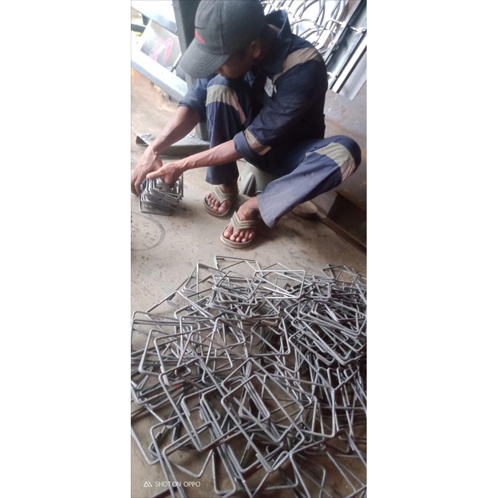 besi begel 10x20 (50 pcs ) ring besi | kolom besi beton