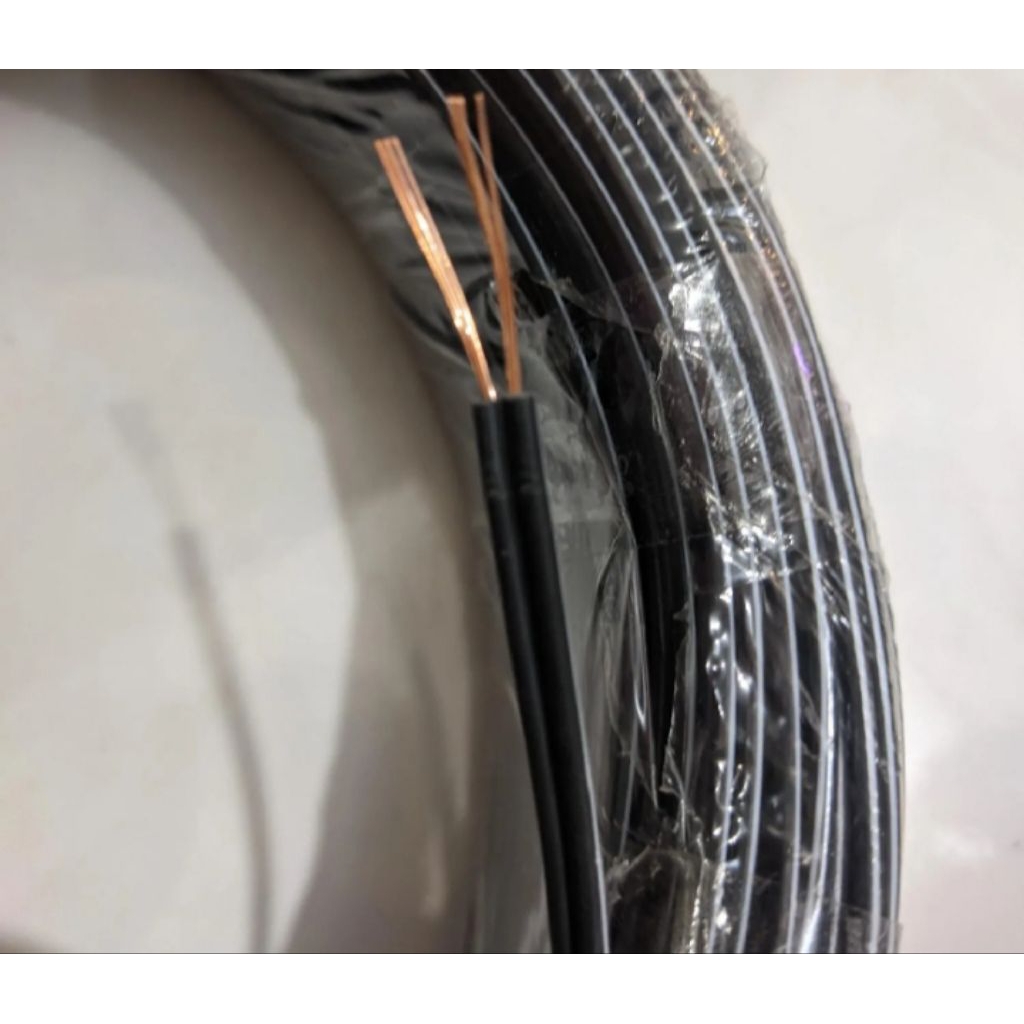 Kabel Listrik kabel walet serabut jual per meter borneo ukuran 2×7 (0,31) twinflat tf kabel serabut 