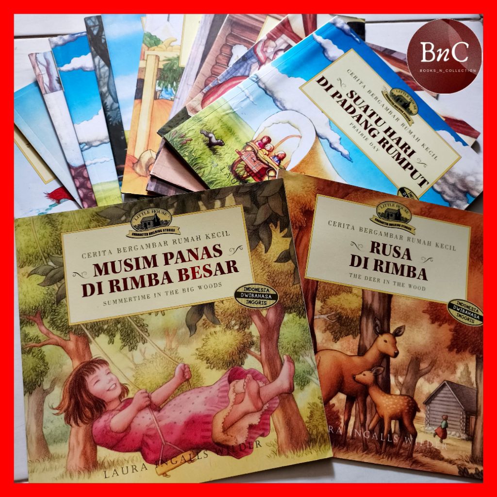 buku Laura ingalls wilder Cerita bergambar rumah kecil Little house bahasa indonesia preloved