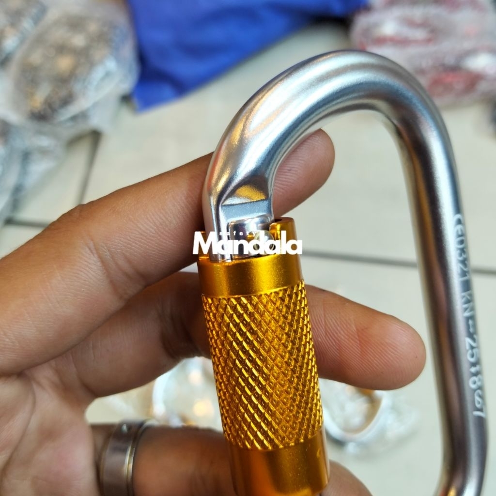 Carabiner Autolock Oval Alloy Original / Carabiner Oval Alloy Termurah