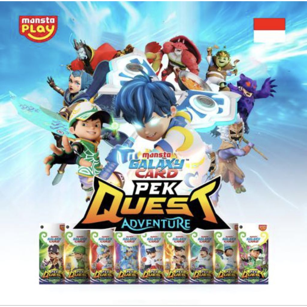 Monsta Galaxy Card Boboiboy Pek Quest Adventure ( Satuan )