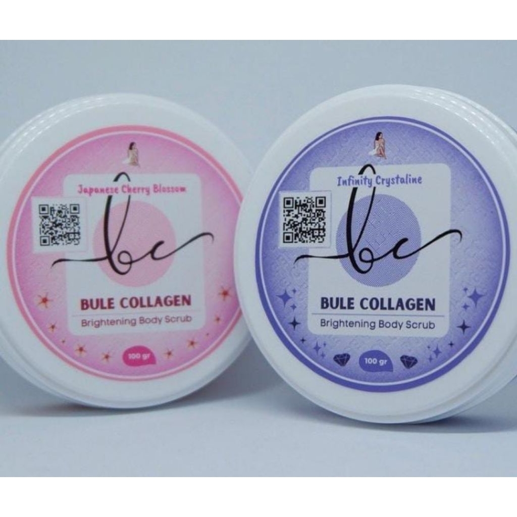 RESTOCK [KEMASAN BARU] BULE COLLAGEN BRIGHTENING BODY SCRUB BPOM ORIGINAL