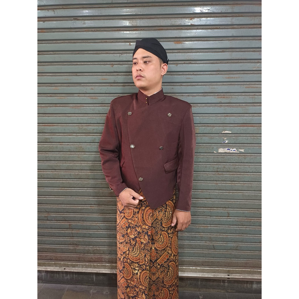 Beskap solo Mahogani/Baju adat Mahogani