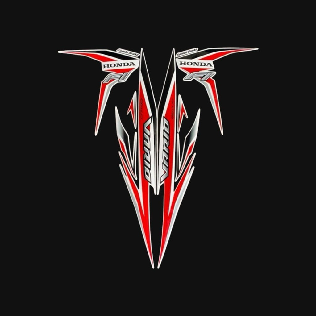 STRIPING STIKER VARIO LED 2015 2016 PUTIH