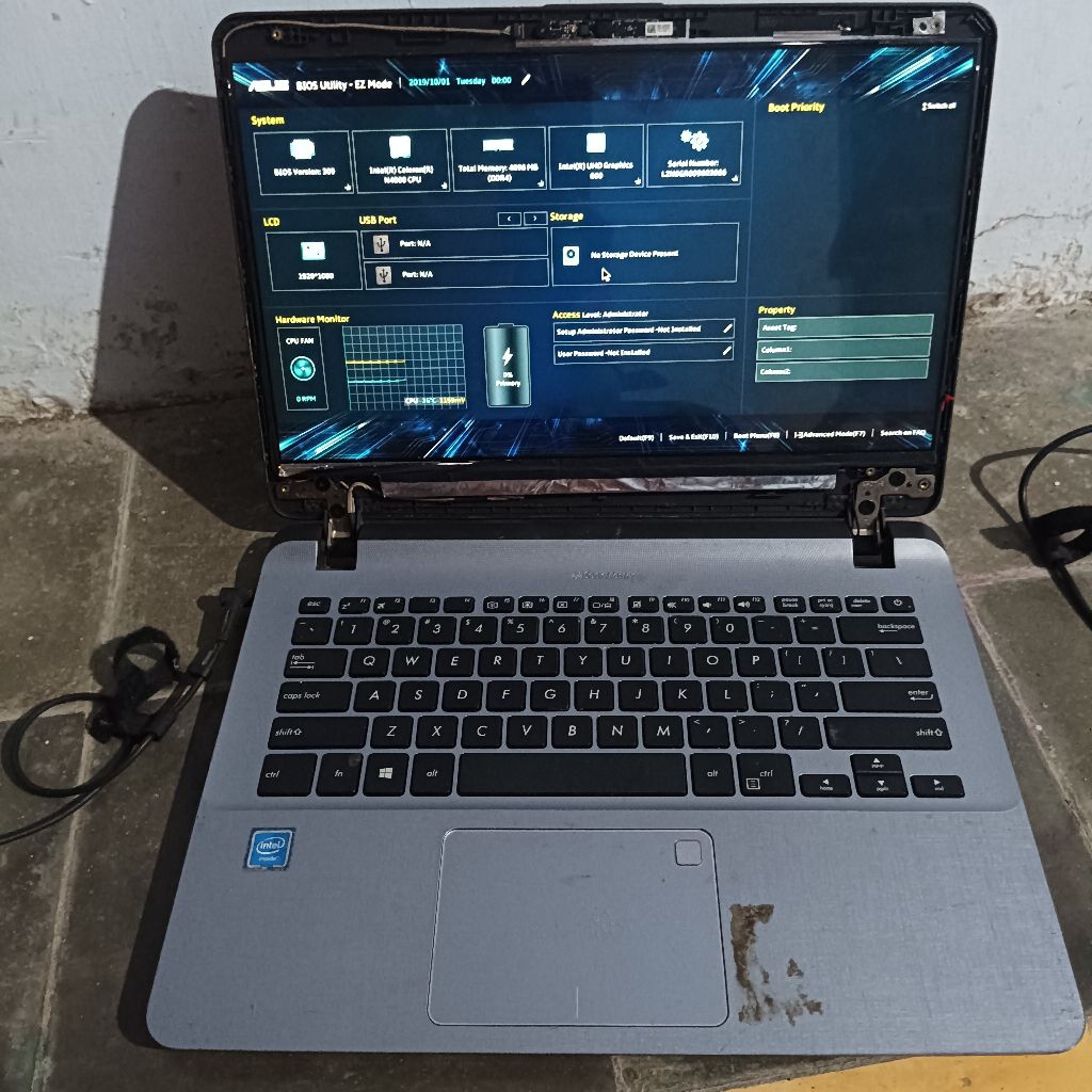 mobo asus a407 celeron