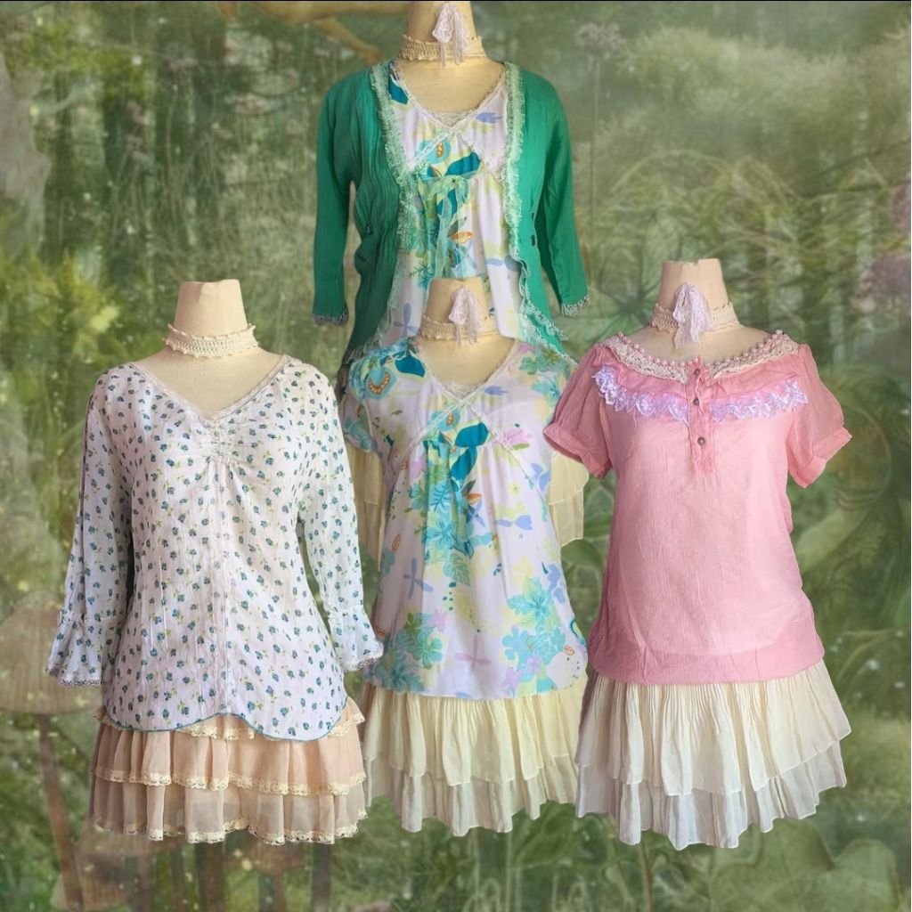 [SALE] atasan cardigan inner outer fairy mori kei shoujo