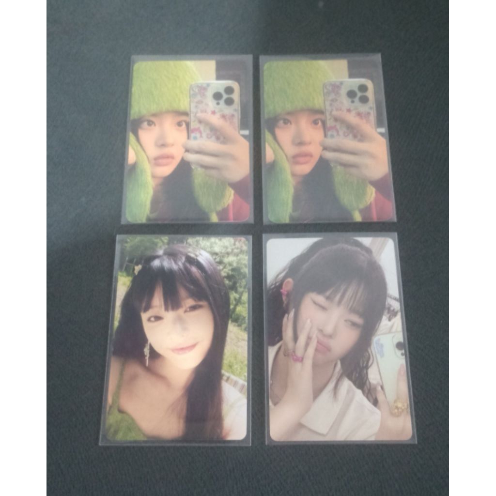 Official PC Photocard Hanni NewJeans Tinkerbell iPhone Bluebook Weverse A Get Up Mirror Selfie Wink 