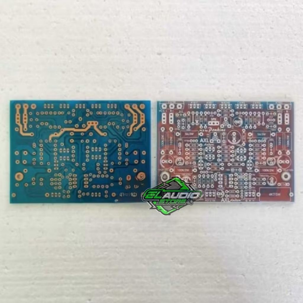 PCB Driver Power AXL AUDION Bahan Fiber FR4 Fiberglass