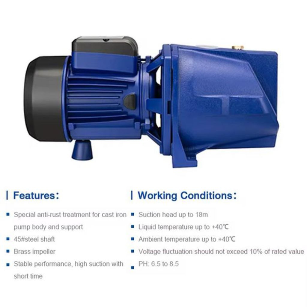 Mesin Pompa Air Airlux Semi Jet Pump 100A Daya Hisap 11 Meter