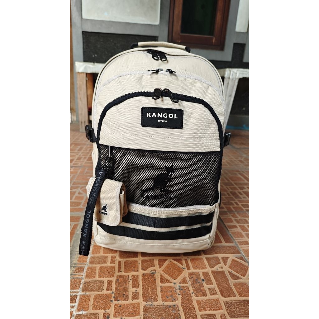 KANGOL ECRU BACKPACK