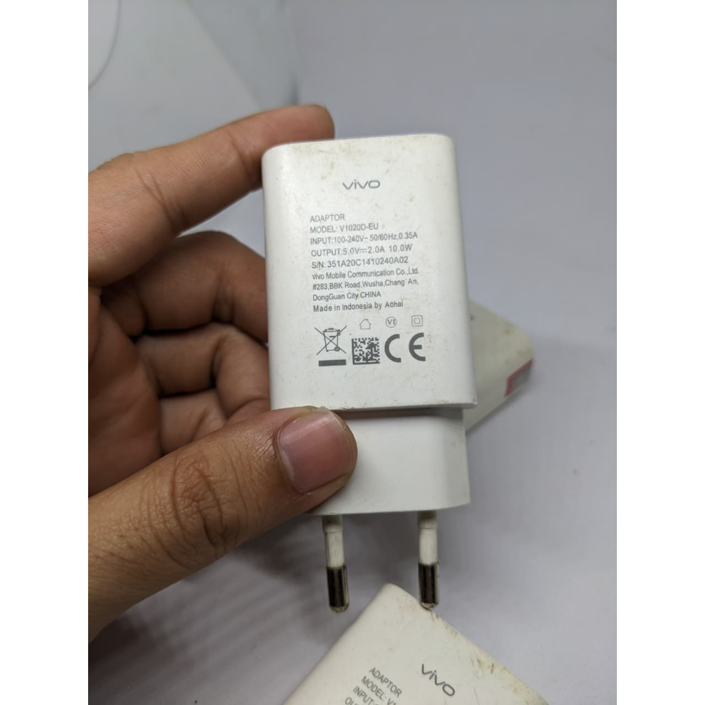 Vivo 2A 10 Watt Adaptor Charger Original 100% Asli Bawaan