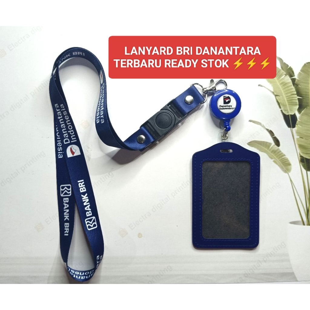 Tali id card BRI DANANTARA TERBARU READY STOK Lanyard printing satuan premium