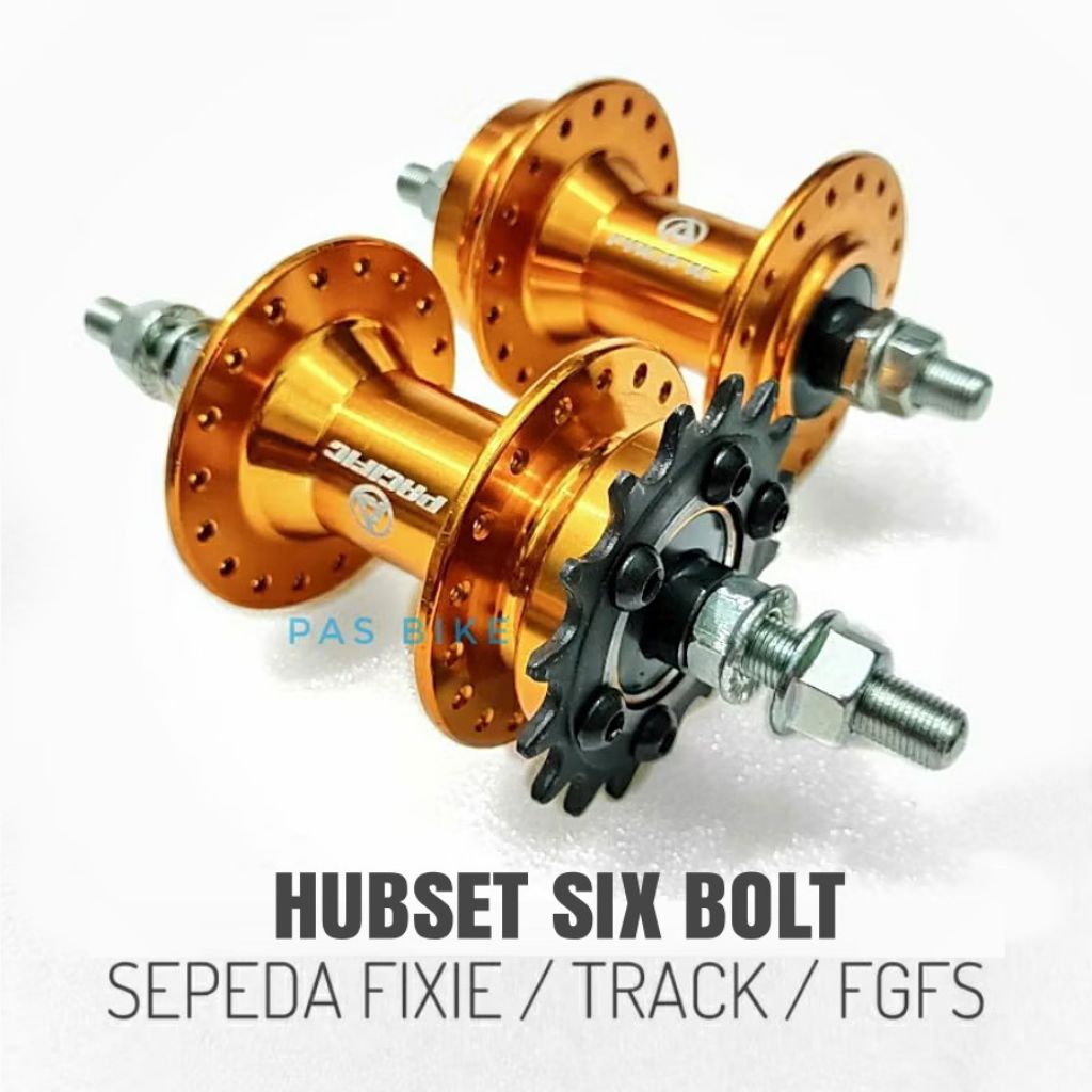 Hub Fixie Doltrap Skid Six Bolt Sepasang