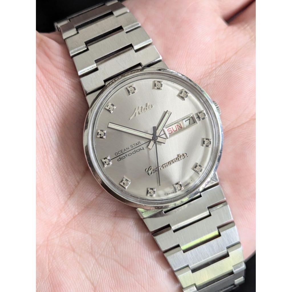 Jam Mido Commander 8479 Datoday Oceanstar 38mm full original