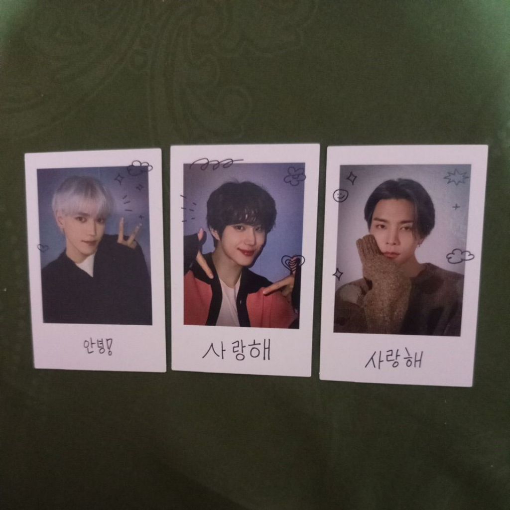 [READY STOCK] POLAROID SET A NCT 127 EXHIBITION WELCOME TO MY CITY (Johnny, Jungwoo, Taeyong)