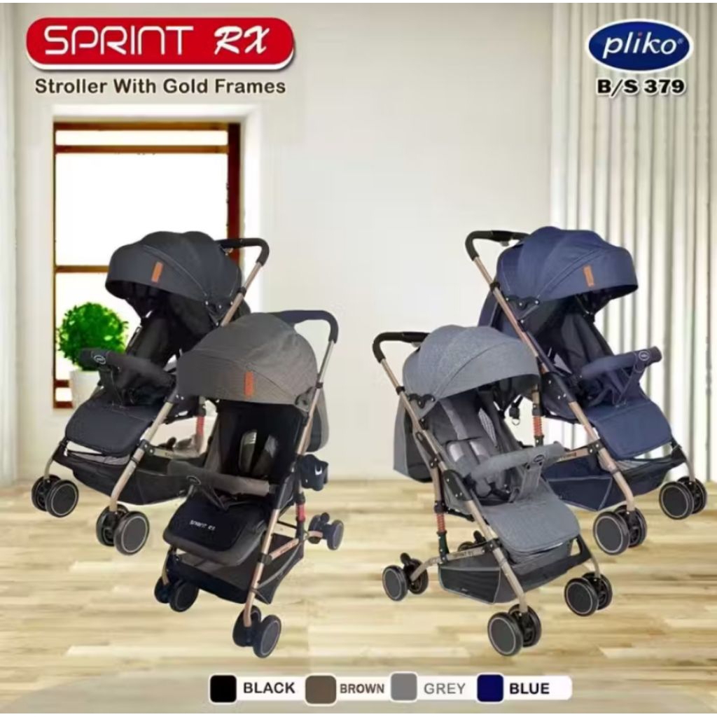 Pliko Sprint RX RH Reversible Stroller Kereta Roda Dorong Anak Bayi Bandung Cimahi