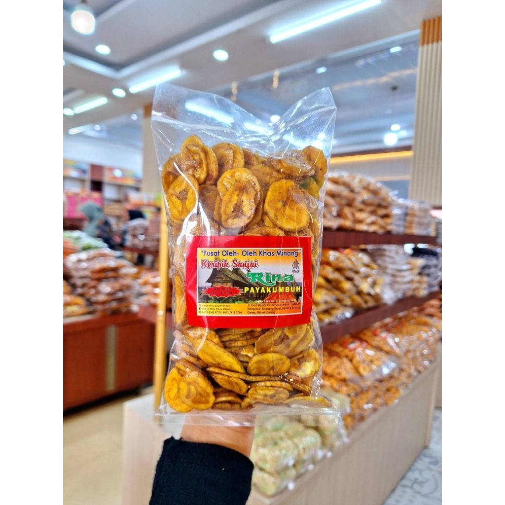KERIPIK PISANG MADU [250gr] SANJAI RINA PAYAKUMBUH