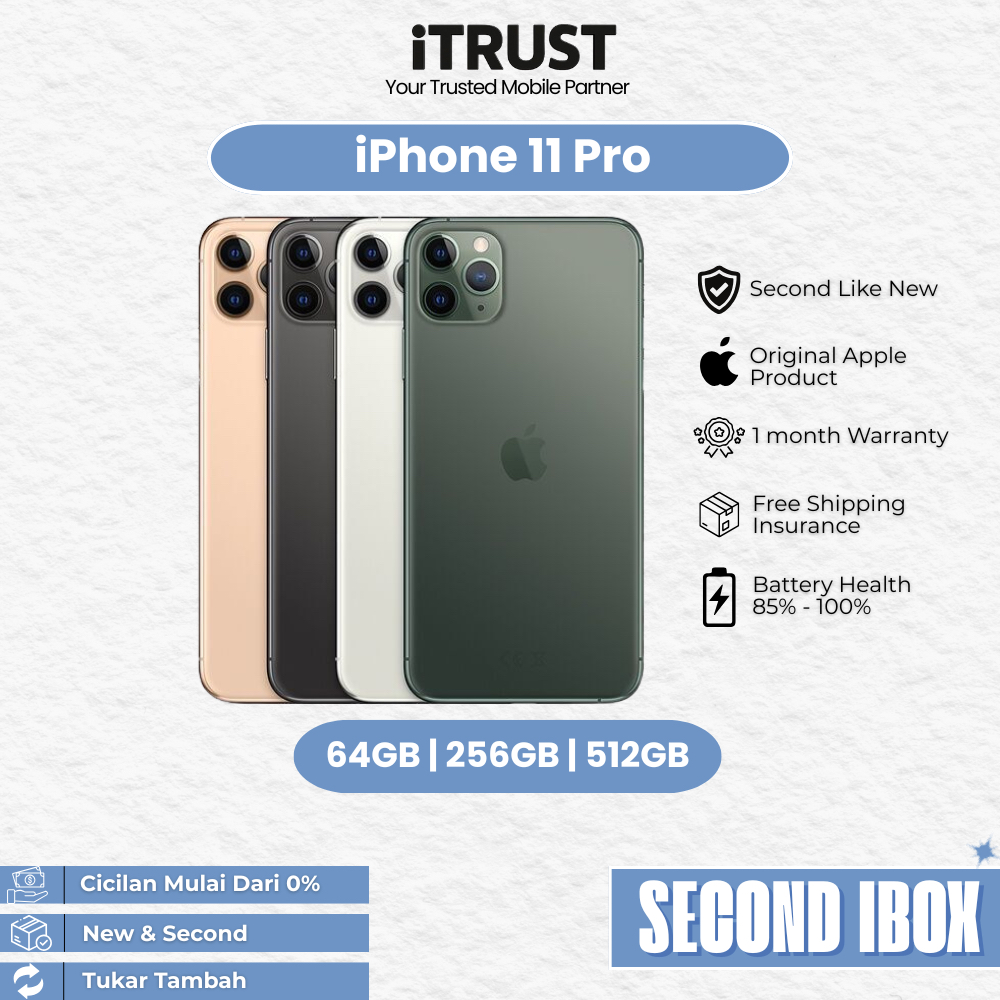 Iphone 11 Pro 64/256/512GB SECOND IBOX