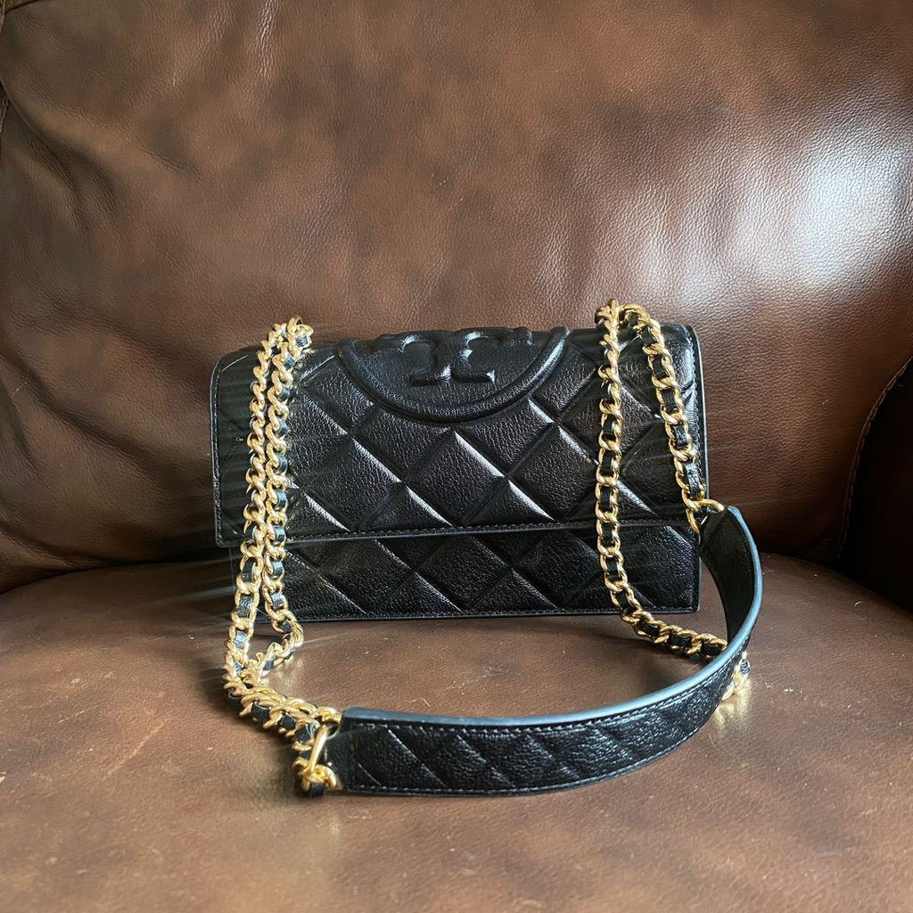 PRELOVED Tory Burch Fleming Soft Small Convertible Shoulder Bag