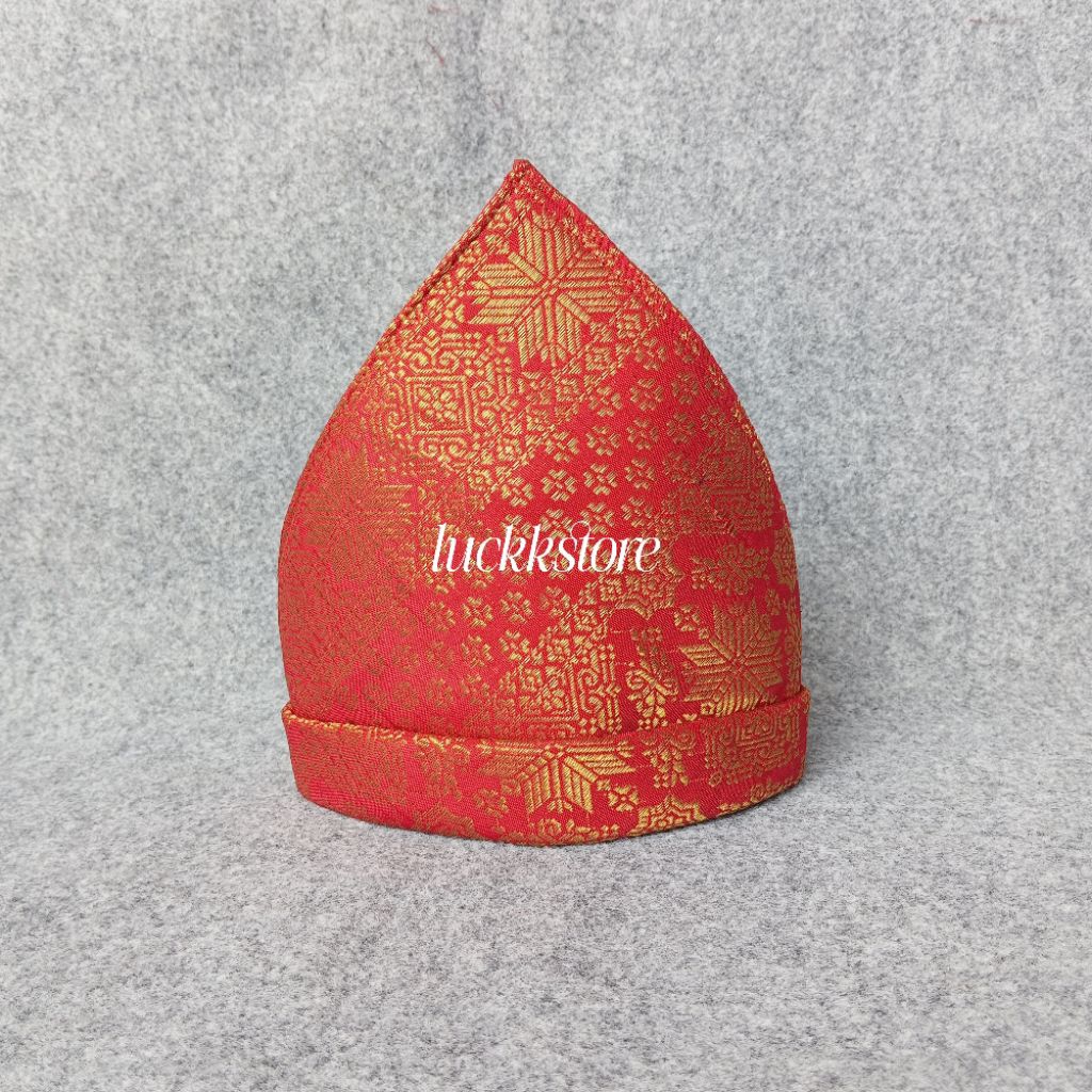 Tanjak songket Palembang/Tanjak Songket Melayu pria