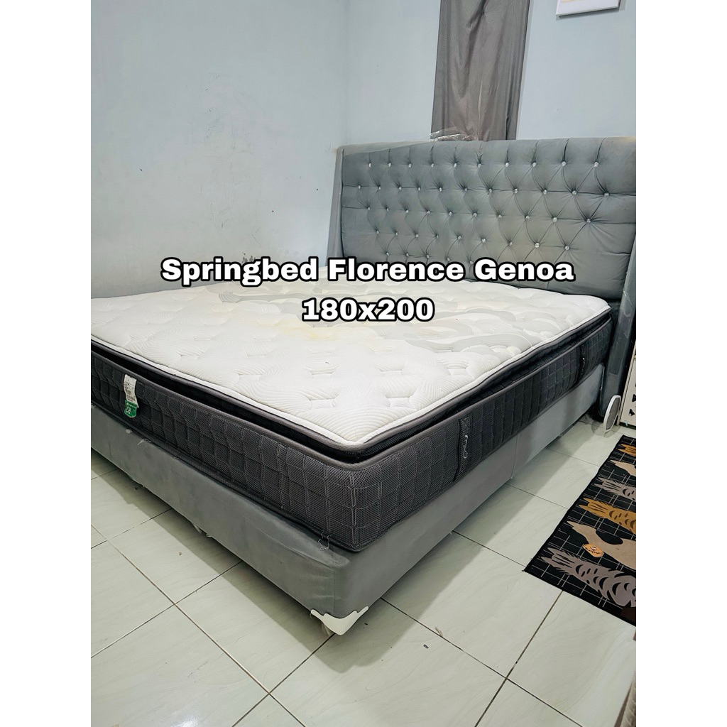 (preloved) set springbed florence genoa 180x200