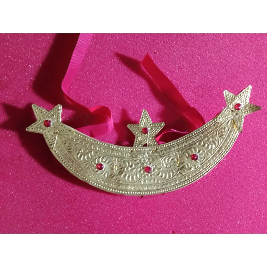 bulan sabit adat NTT//bulan sabit bintang//aksesoris kepala NTT