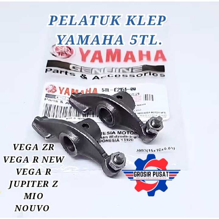 PLATUK KLEP YAMAHA 5TL MIO PELATUK KLEP SET ORI MIO SPORTY VEGA PIANO KLEP YAMAHA MIO NOUVO KARBU