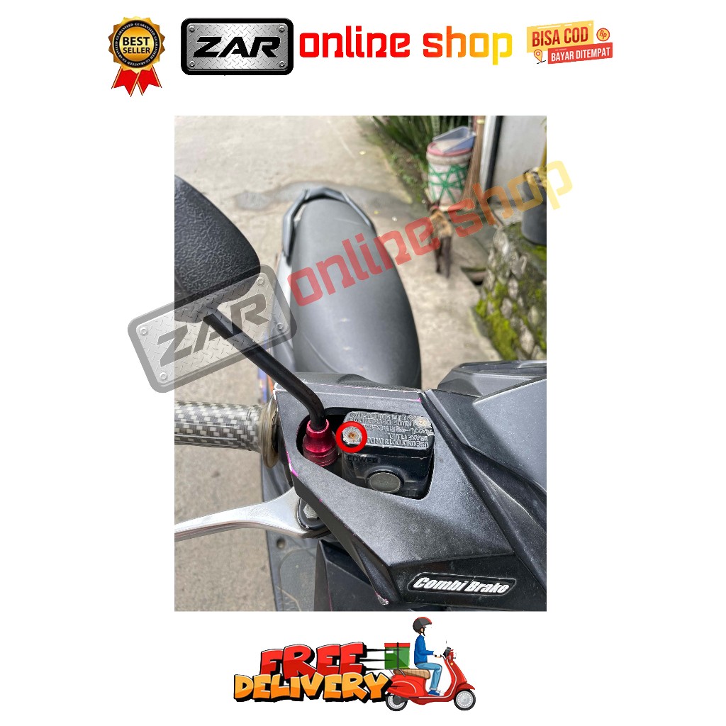 BAUT TUTUP MASTER REM ( 1 BAUT ) MODEL 2 KUNCI BEAT ESP NEW SCOOPY ESP NEW STREET TAHUN 2015 - 2021 