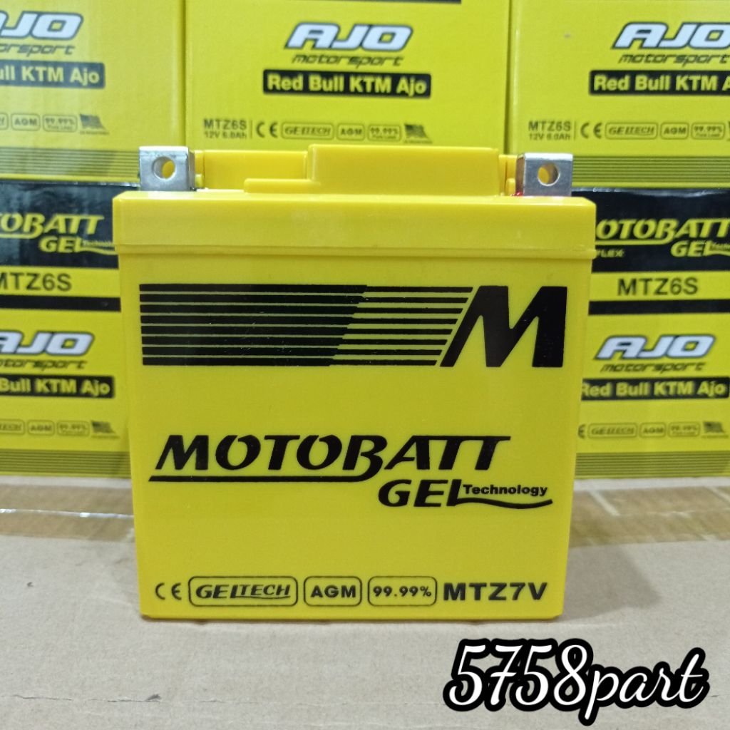 AKI / Baterai MOTOBATT MTZ7V ASLI NMAX OLD, AEROX OLD ORIGINAL 100%