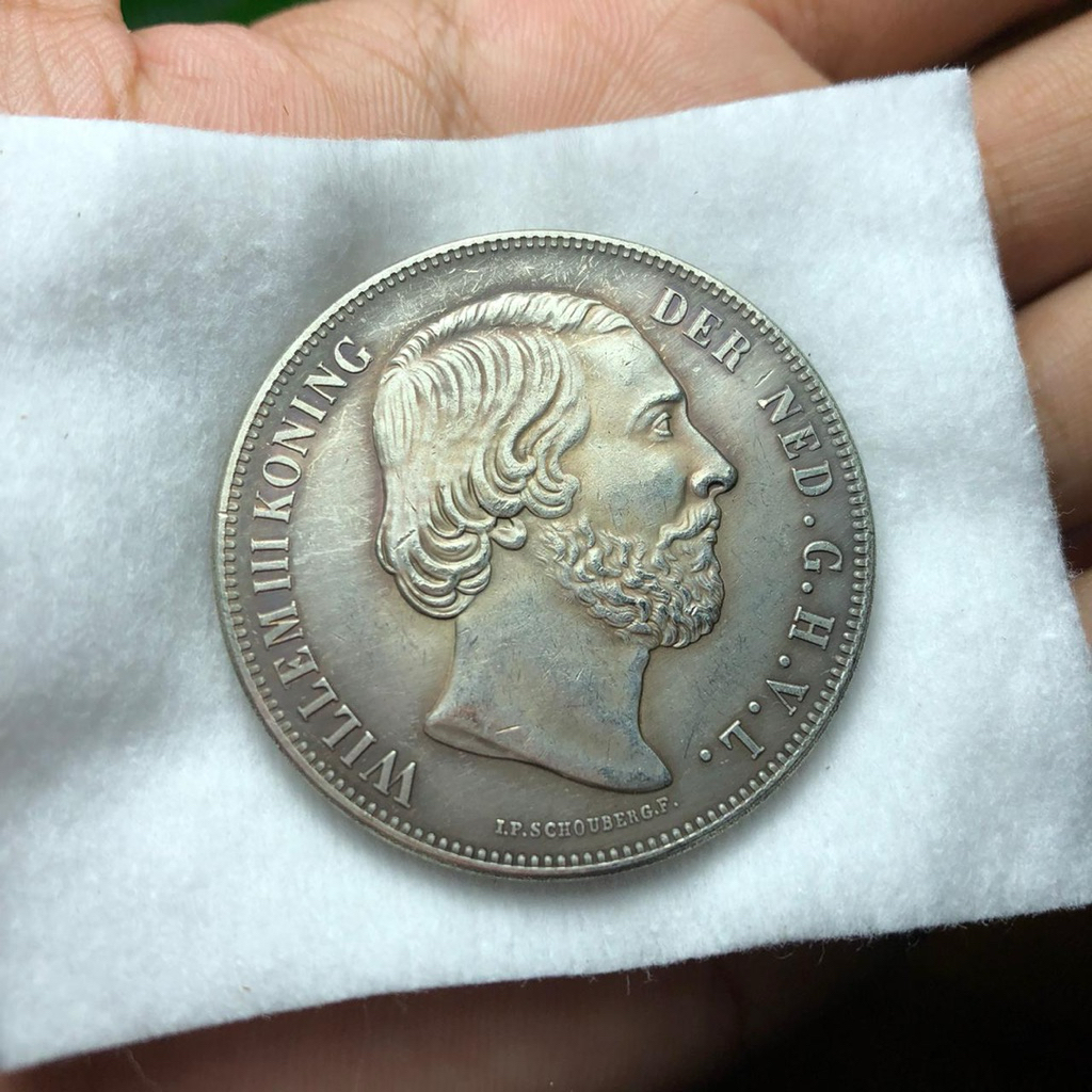 Koin Willem 2,5 Gulden 1873 dan 1867