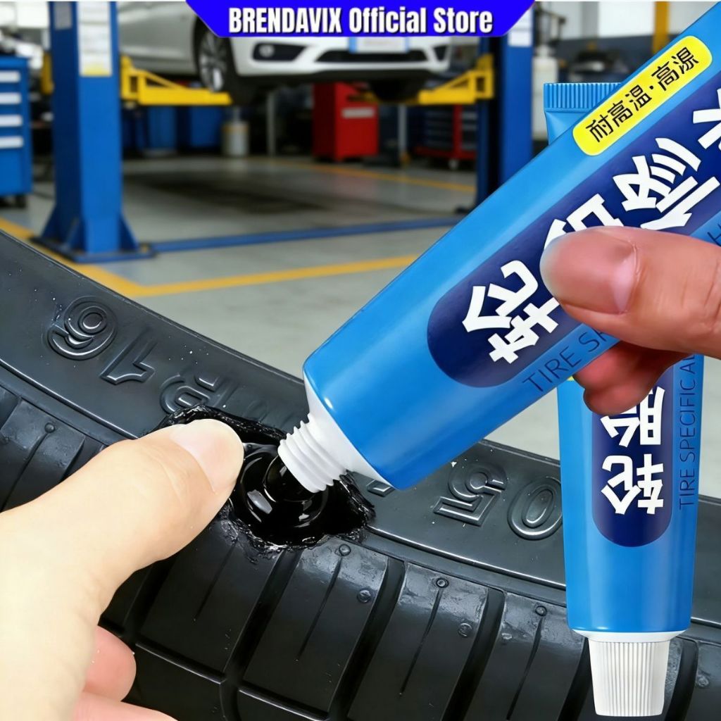 Lem Tambal Ban Tubeless Universal untuk Motor dan Mobil Penambal Bocor dan Rembesan Tambal Ban Sobek