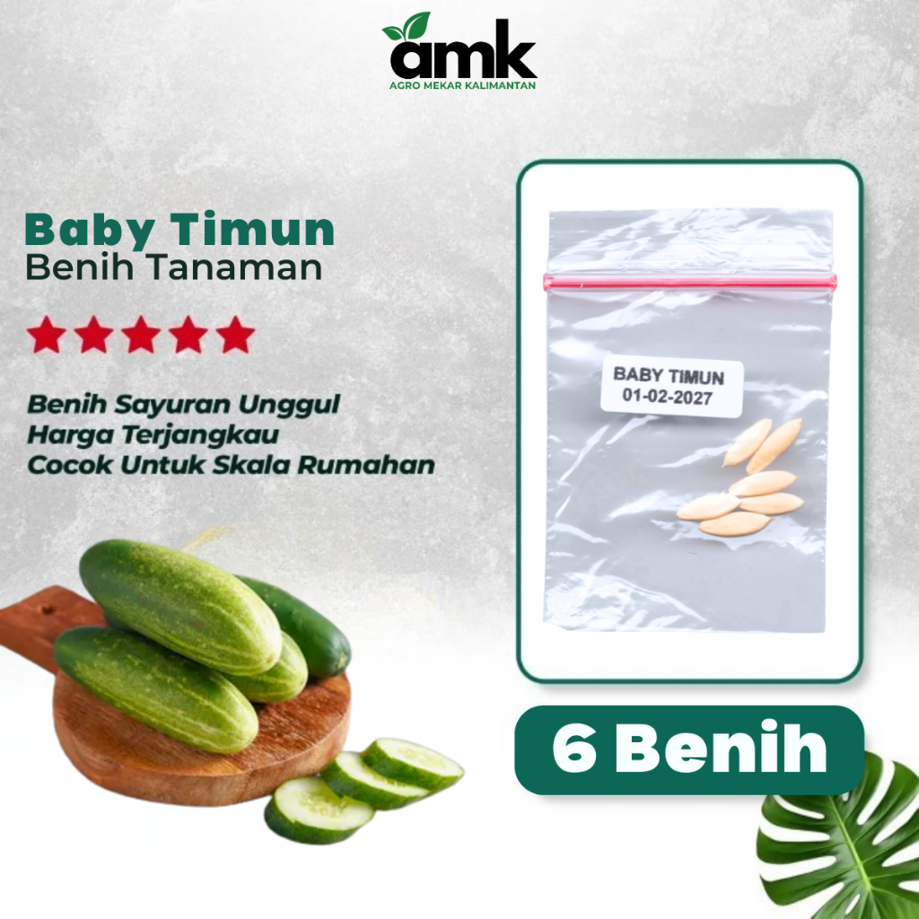 Benih Bibit BABY TIMUN Mentimun Timun Mini - Agro Mekar Kalimantan