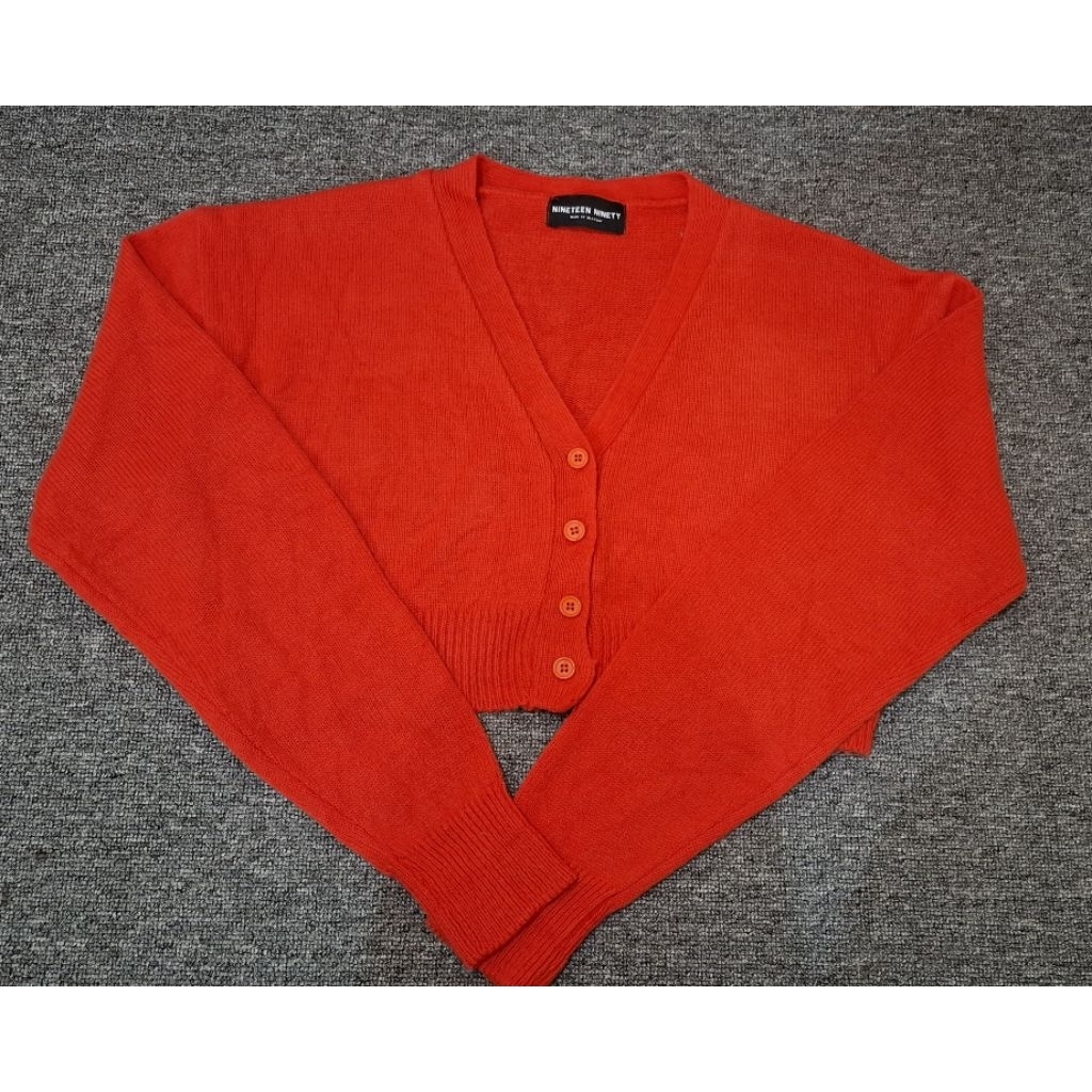 preloved cardigan crop