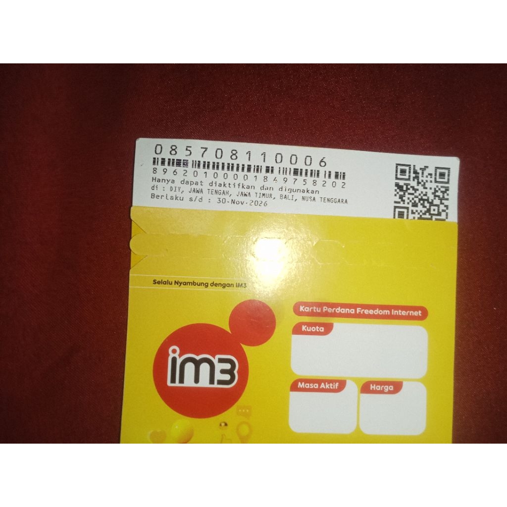 Nomor cantik indosat