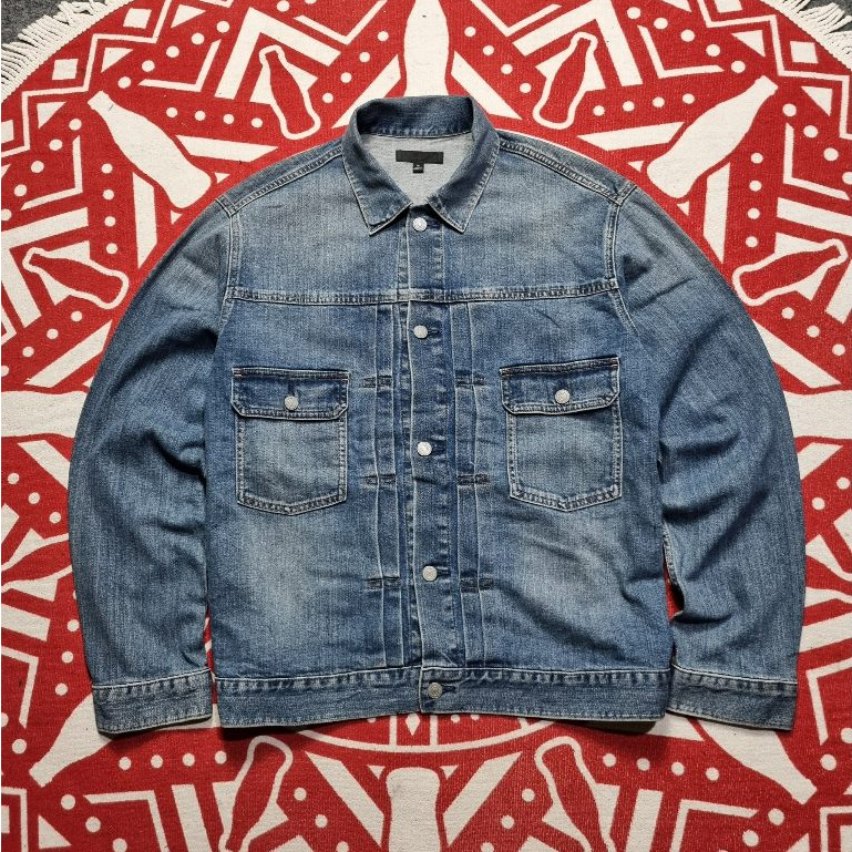 Jacket Denim Uniqlo trucker jacket type 2