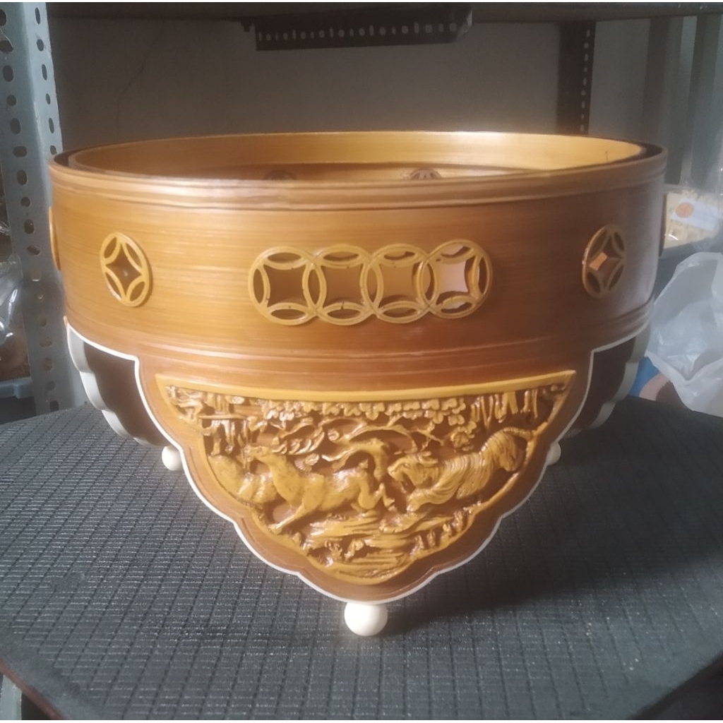 tebok sangkar pleci motif macan