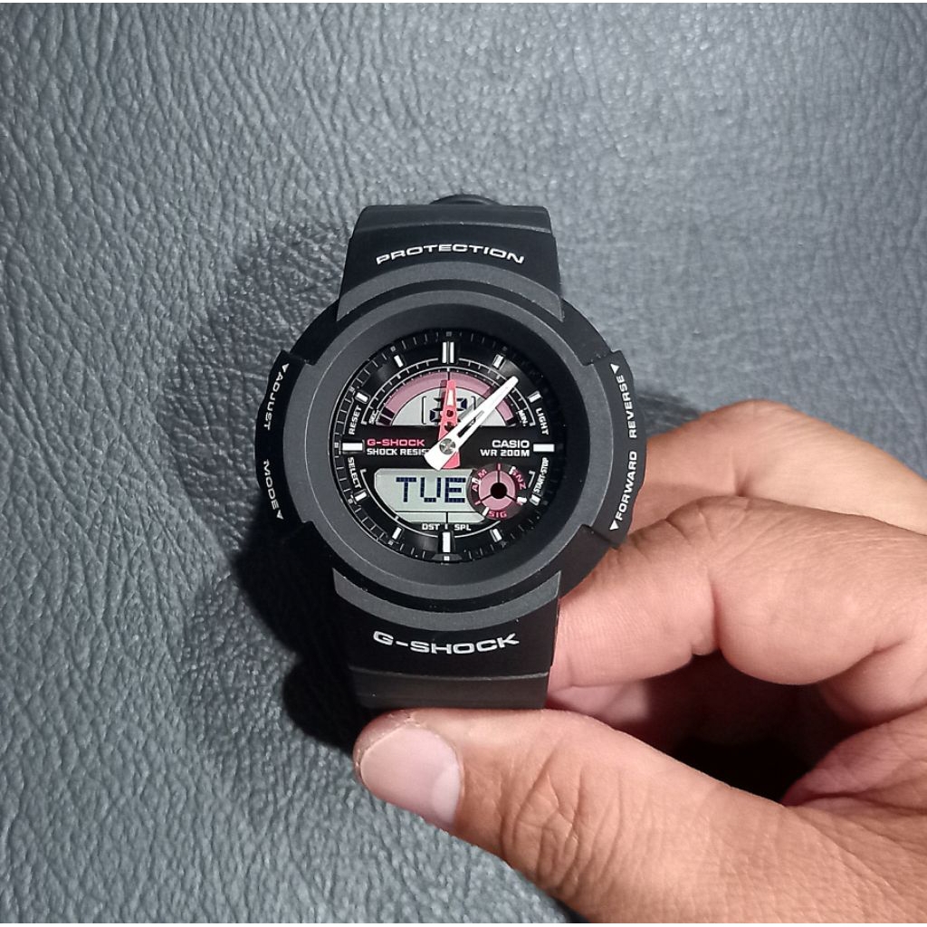 Jam Tangan Casio G-Shock GShock AW-582 / AW582 Black, Rare Item