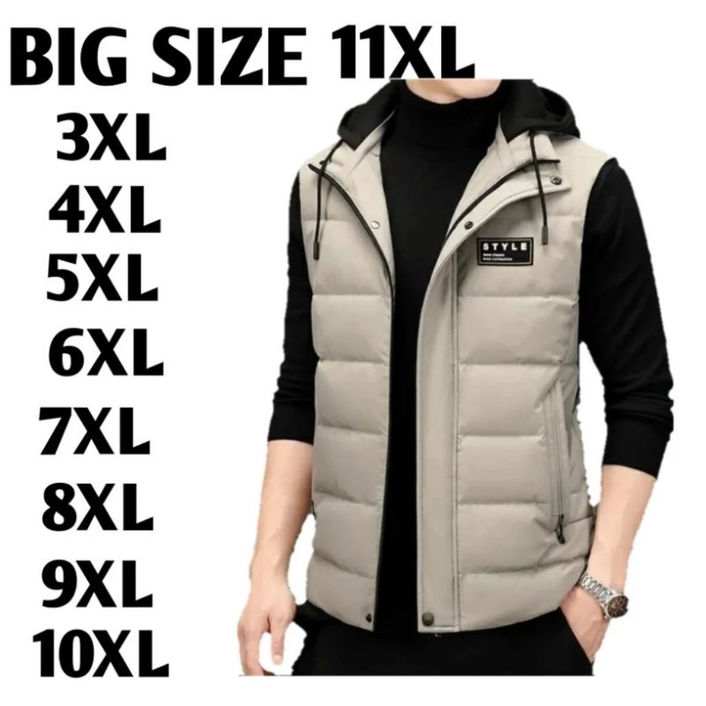 rompi big size jaket vest size besar rompi motor pria wanita anti angin anti air waterproof rompi to