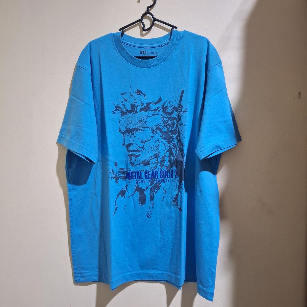 Kaos T-shirt Game Metal Gear Solid MGS 2 Sons of Liberty Merchandise Merch Official Resmi Original U