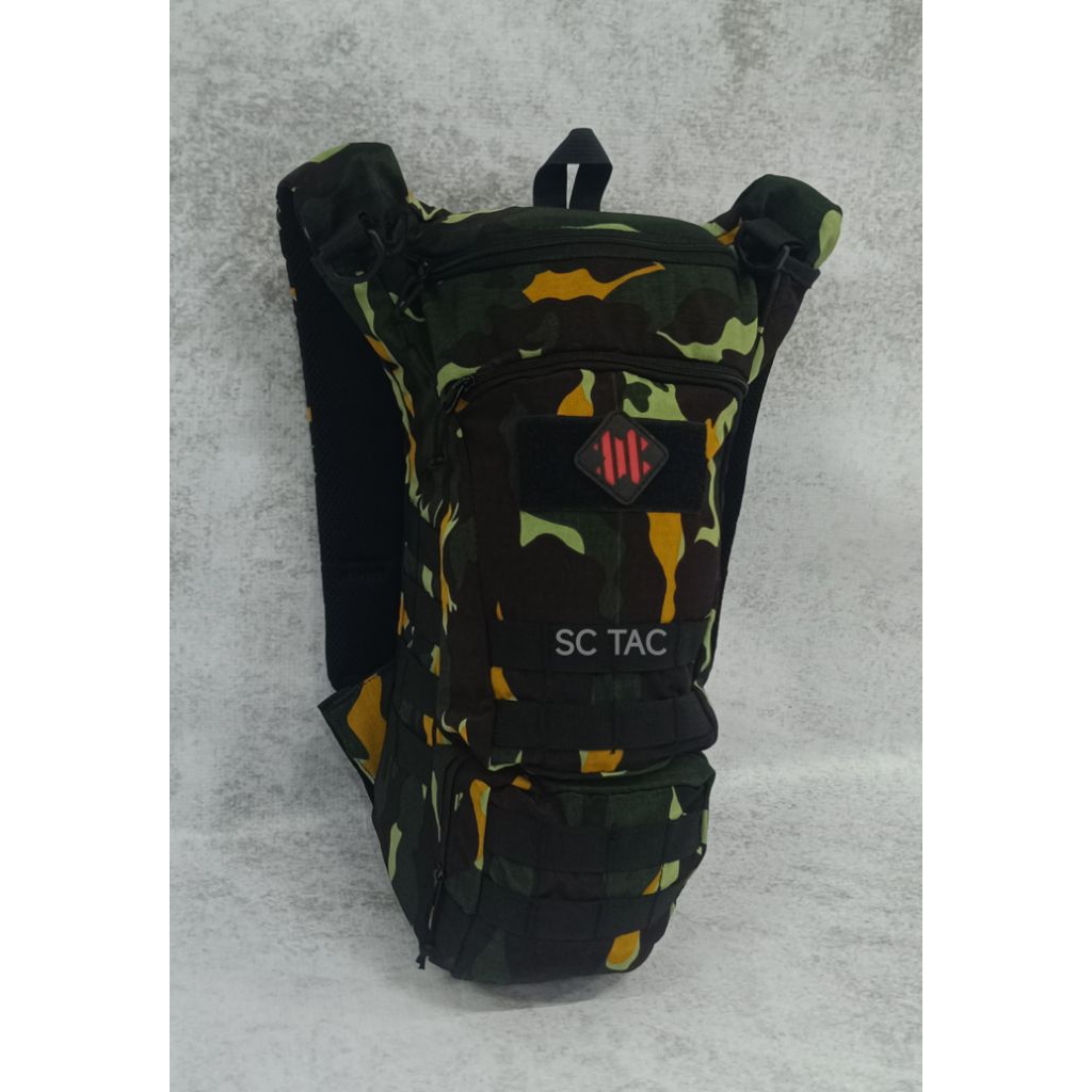 Tas Sepeda TACTICAL LORENG BRIMOB /Ransel AQUA KECIL LORENG BRIMOB