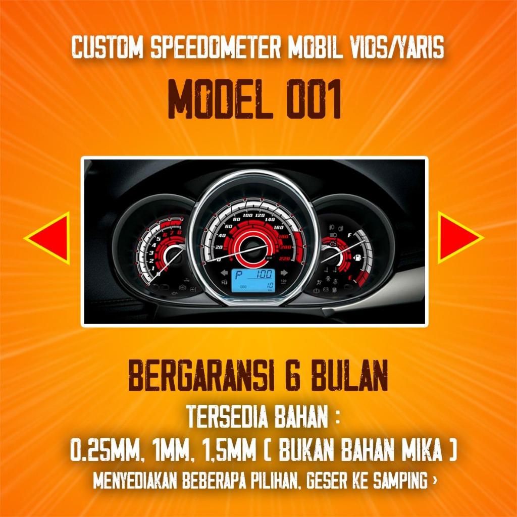 Custom Speedometer Mobil Vios/Yaris