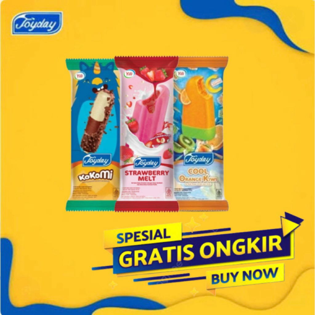 Joyday ice cream Crunchy Mini / ice cream joyday / es krim Joy Day