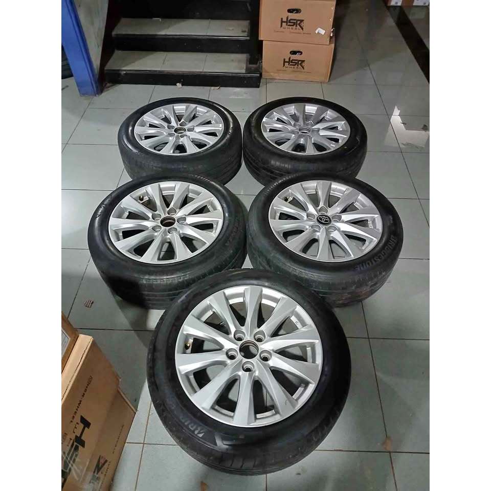 VELG MOBIL BEKAS STD CAMRY R17 PCD 5X114 UNTUK INOVA TERIOS RUSH VOXY DLL