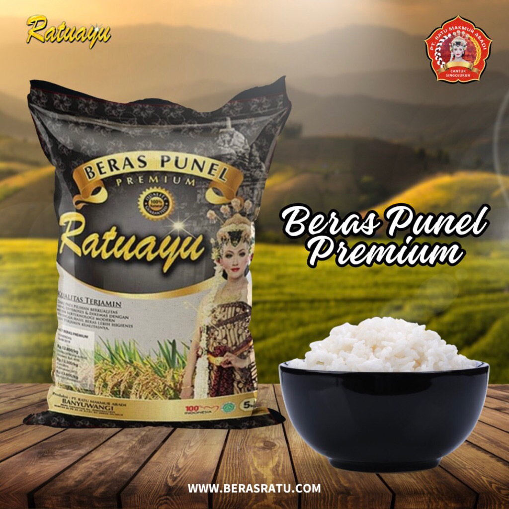 Beras Ratu Ayu Hitam 5kg - Beras Punel Premium Kualitas Tinggi