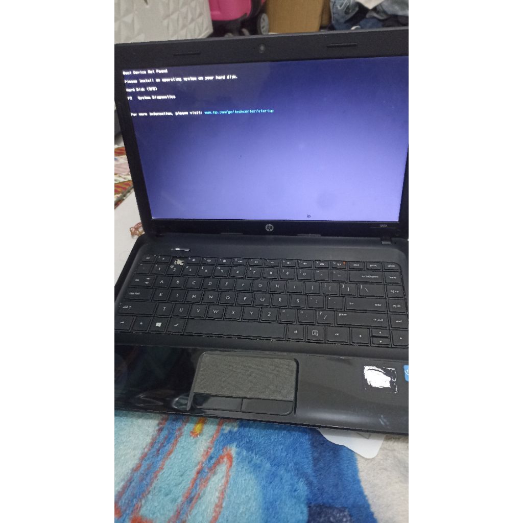 laptop hp1000 intel celeron 1000m layar 14.5" minus