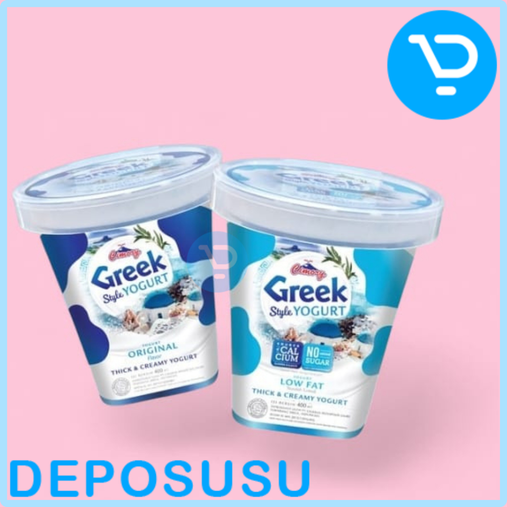 Cimory Greek Yogurt Original 400 ml - Susu Kedelai Pembuat